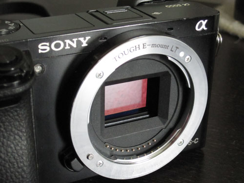 sony a6000 with tough e-mount LT