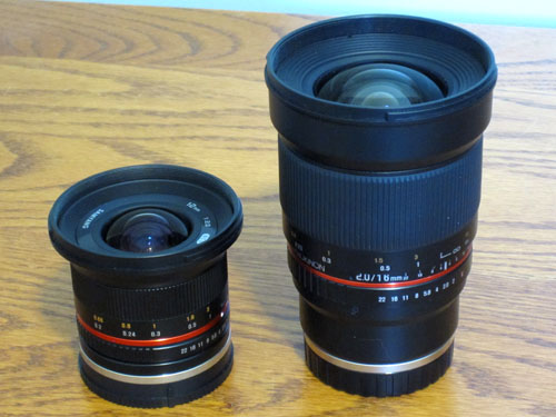 sony a6000 and a7ii with lens mount adapters