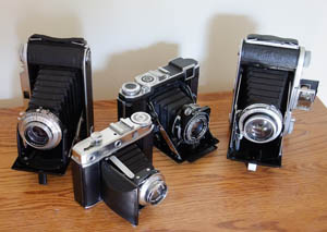 vintage folding cameras selfix zeiss voigtlander