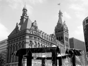 traditional black and white photography architecture